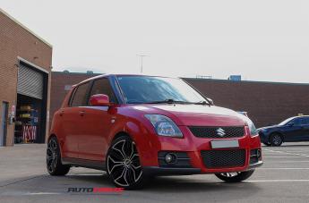 SUZUKI SWIFT KATANA GLOSS BLACK MACHINED FACE